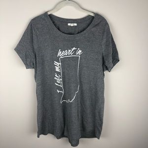 MAURICES I Left My Heart in Indiana T-shirt